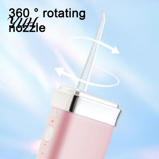 Compact Water Flosser for Office Cordless Flosser, 3 Modes, 4 Jet Tips, 180ml Tank, Portable Gum Health Care Device Dental Oral Irrigator, Retractable