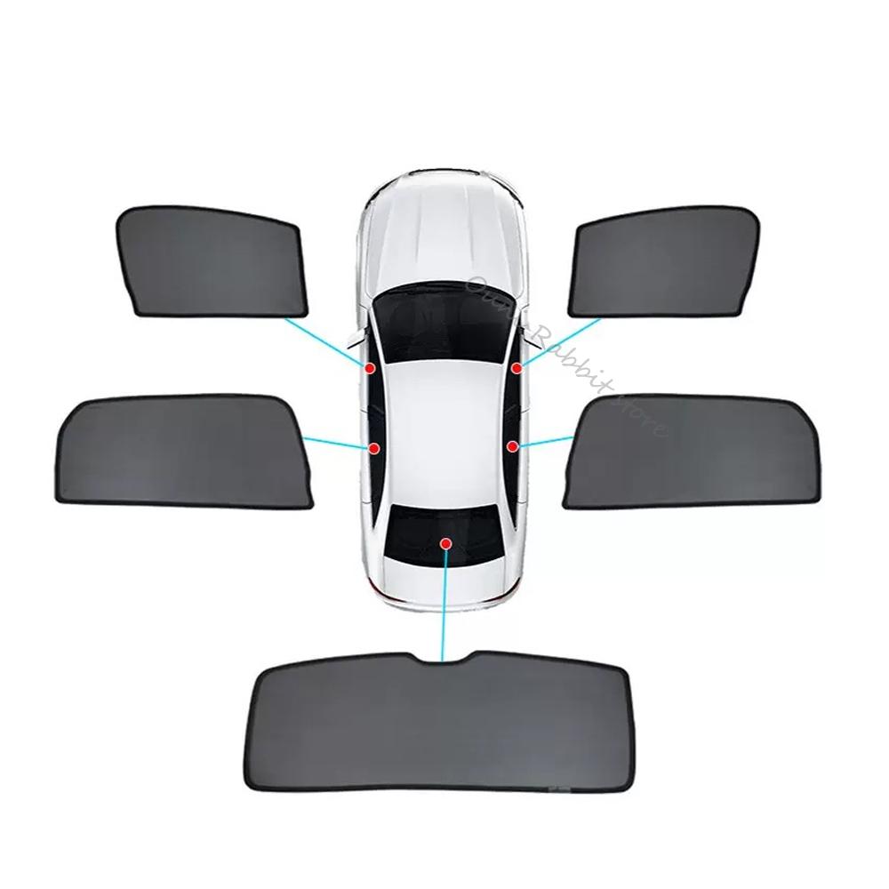 For BYD Sealion 8 Atto 8 2025~2027 2026 Car Magnetic Mesh Privacy Sunshade Side Window Sun Shade Interior Sunscreen Accessories
