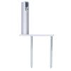Portable Beach Umbrella Stake Heavy Duty Aluminium Alloy Sand Anchor for Outdoor Garden Yard