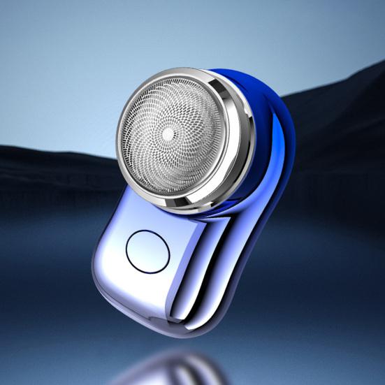 Electric Shaver USB Rechargeable Pocket Size Portable Safe Mini Travel Shaver Men Cordless Hair Beard Trimmer Remover Tool