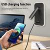 Светодиодный настенный светильник с зарядкой через USB и двойным переключателем управления, головка лампы может вращаться на 330 ° для внутреннего освещения коридора у кровати