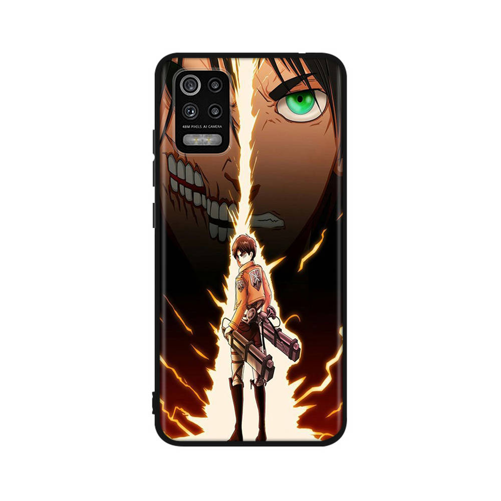Чехол DT52 Anime Attack on Titan для Xiaomi Poco X6 X4 M5 M6 F5 F6 C65 C55 C50 C51 C40 Redmi Note 7 8 14C A3X 13C 12C 11 10A 9C Pro Black Sofe Cover