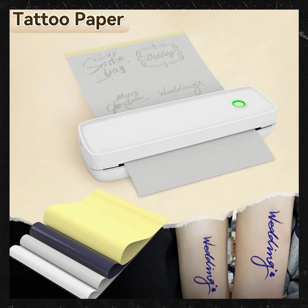 Бумага для переноса татуировок, 10 листов, размер А4, термобумага для переноса трафаретов для машины для переноса татуировок, копировальная бумага, сделай сам, рисунок татуировки