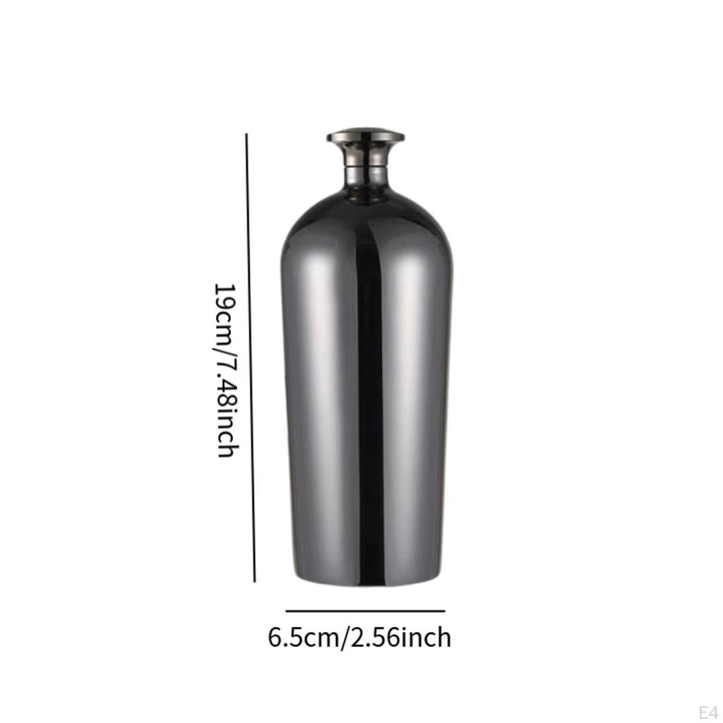 Фляжка из нержавеющей стали для питья на бедрах для женщин и мужчин, декоративная карманная бутылка для вина