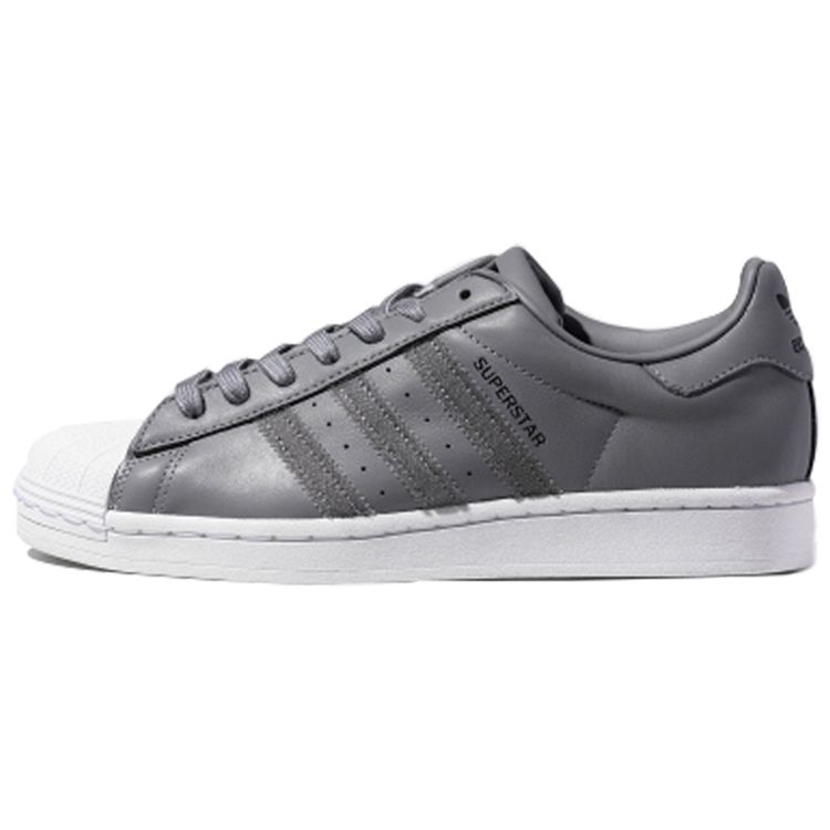 Adidas Originals Superstar Retro Casual Durable Low-Top Skate Shoes Unisex Sneakers Gray FX7766