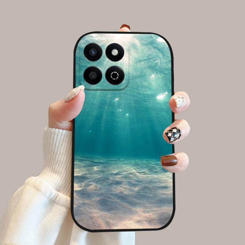 Мультяшный чехол-книжка для Honor 200 Smart Case X7c 4G Силиконовый мягкий ТПУ чехол для телефона для Honor Play 60 Plus 5G Защитный чехол Funda Cases