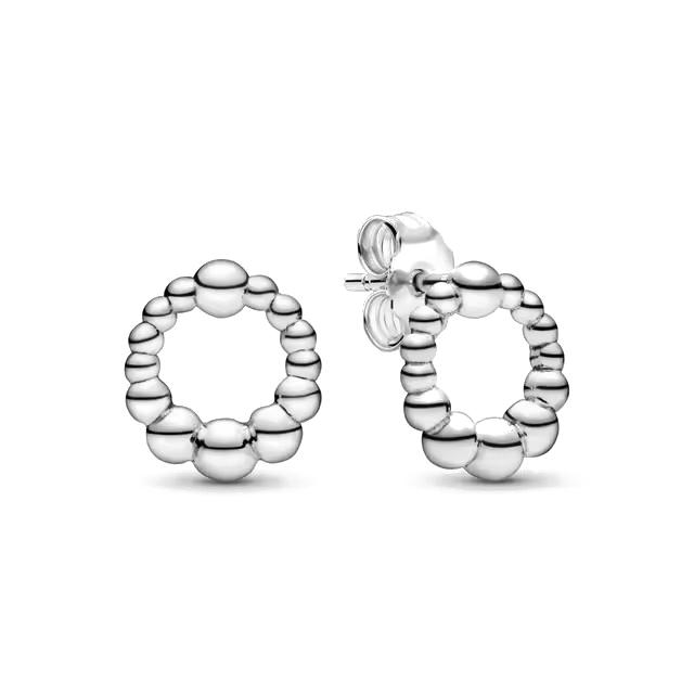 925 Silver Stud Earrings Set Circle/Zircon/Pearl/Daisy/Teardrop/Soccer Design Multi-Style Vintage Jewelry for Women