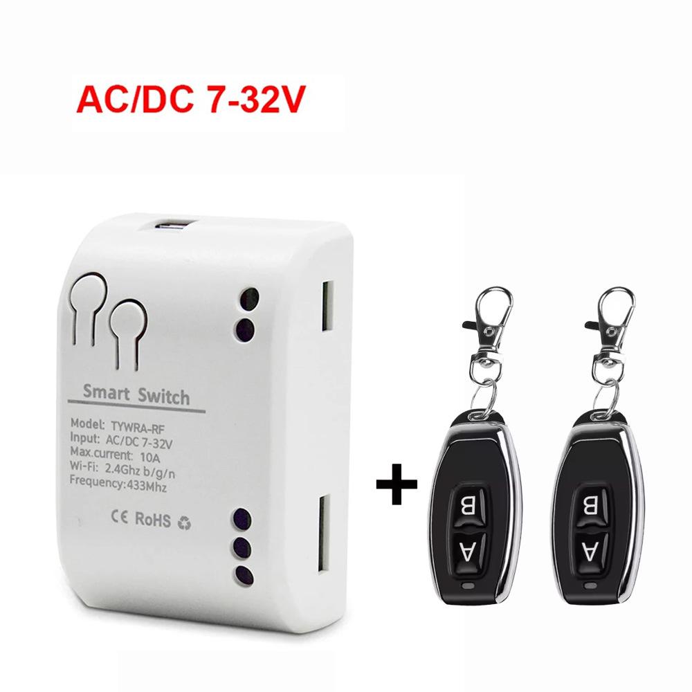 Граффити Умный WiFi выключатель Tuya: Одноканальный релейный модуль с мгновенным, самоблокирующимся и взаимоблокирующим дистанционным управлением