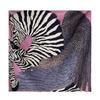 [Wings Pegasus] Kochi Commuter Smoke Powder/Zebra Pegasus~ Silk Twill Silk Women'S Silk Scarf Large Square Scarf Women