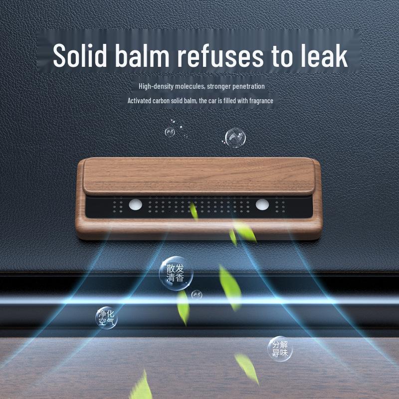 Black Walnut Wood Temporary Parking Phone Number Sign for Car