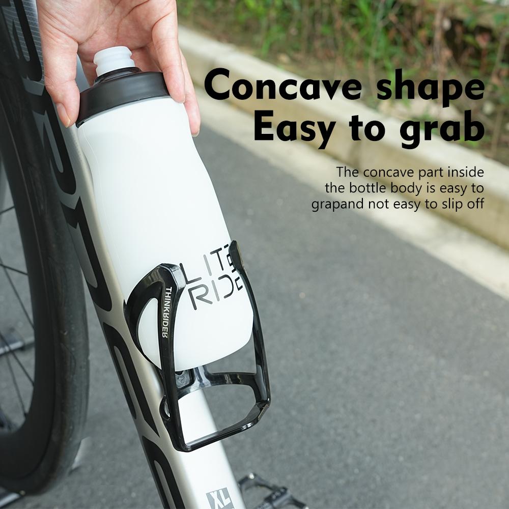 LITERIDE Bicycle Water Bottle 610/710ML PP Sports Cup Cycling Kettle Outdoor Camping Hiking Squeeze Bike Cup