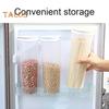 Tall Clear Spaghetti Pasta Container Storage Jar with Lid BPA Free Large Capacity Transparent Design Airtight Leakproof Spaghetti Keeper