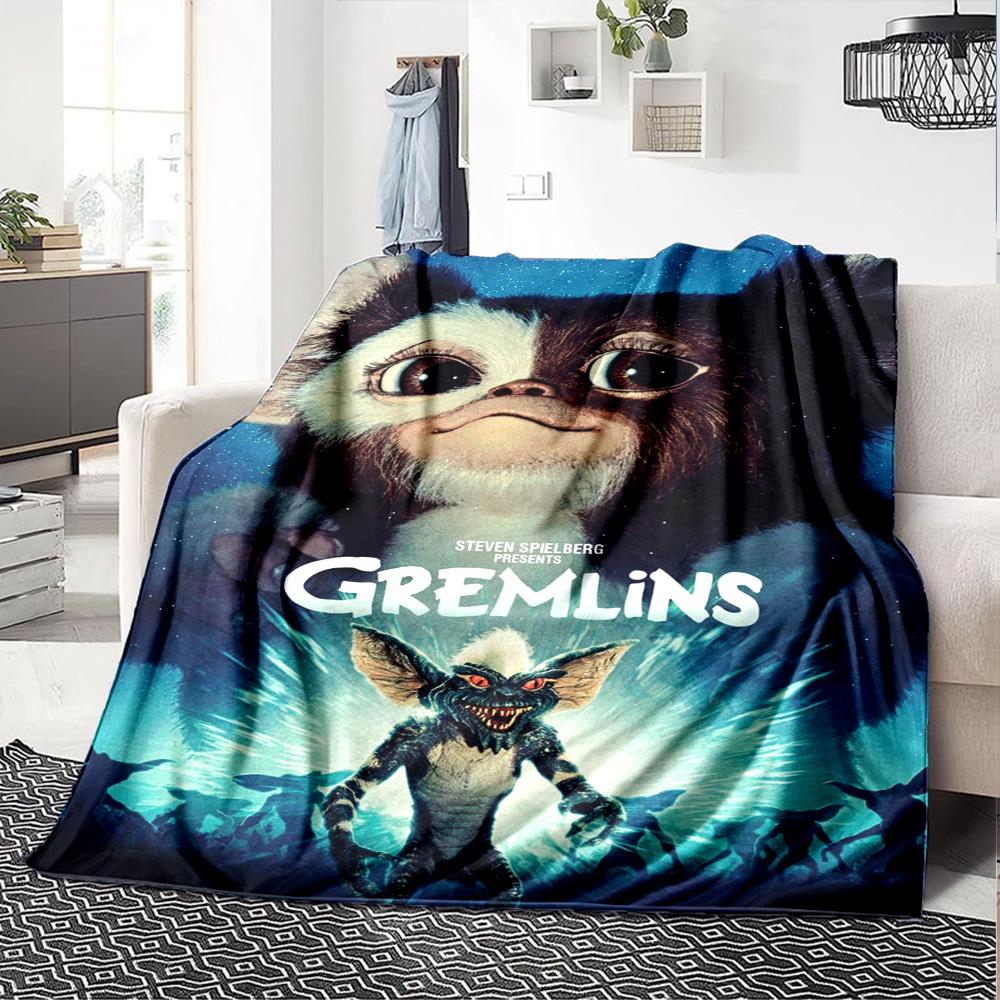 Gremlins Blanket Ultra-Soft Suitable for Couch Office Chair for All Seasons Digital Print Ideal Gift for Friends Family Couples Picnic