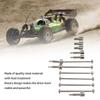 CVD Drive Shaft RC CVD Drive Shaft Kit Upgrade Part Metal with Joint Cup Dog Bone for WLtoys 144001 RC Car RC Dogbone Joint Set