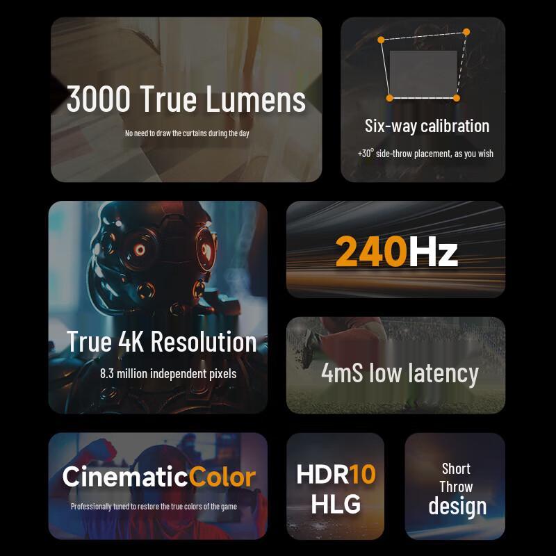 BenQ X3100 4K Gaming Projector (CN version)