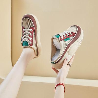 Женская обувь Летние тапочки Baotou женские все мягкие подошвы повседневные толстые подошвы спортивная обувь сандалии женская обувь