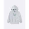GU by Uniqlo Детская объемная толстовка с капюшоном Логотип