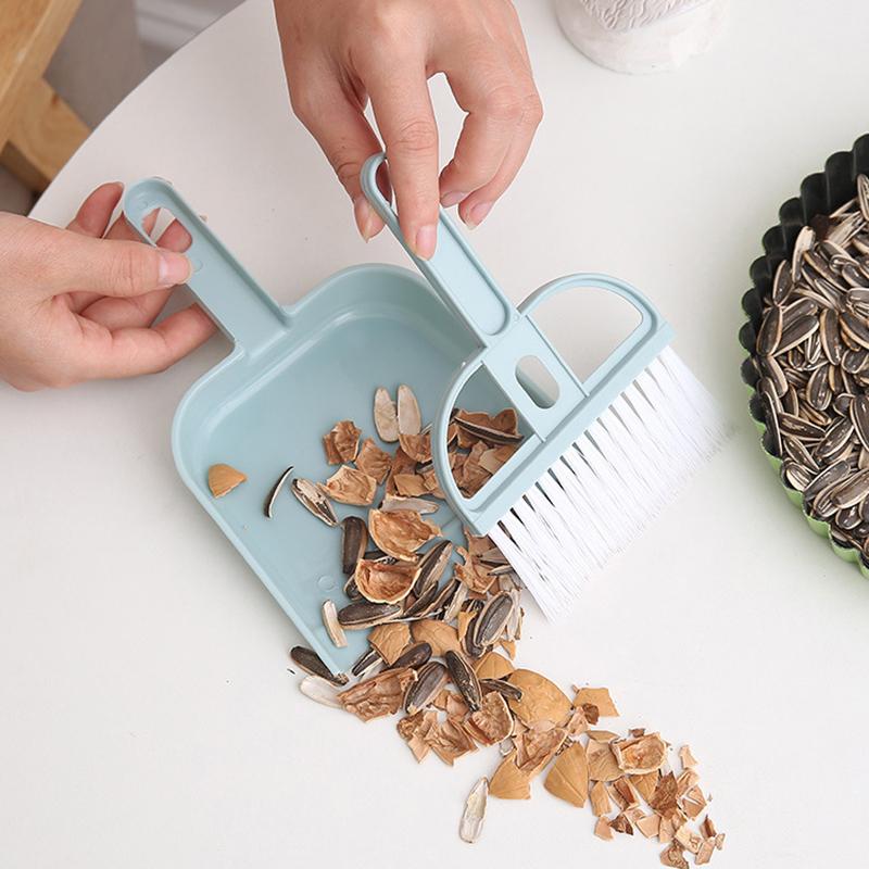Многоцелевой мини-веник, набор совков с мусорным совком для уборки рабочего стола, мини-веник, набор совков, метла, щетка для клавиатуры