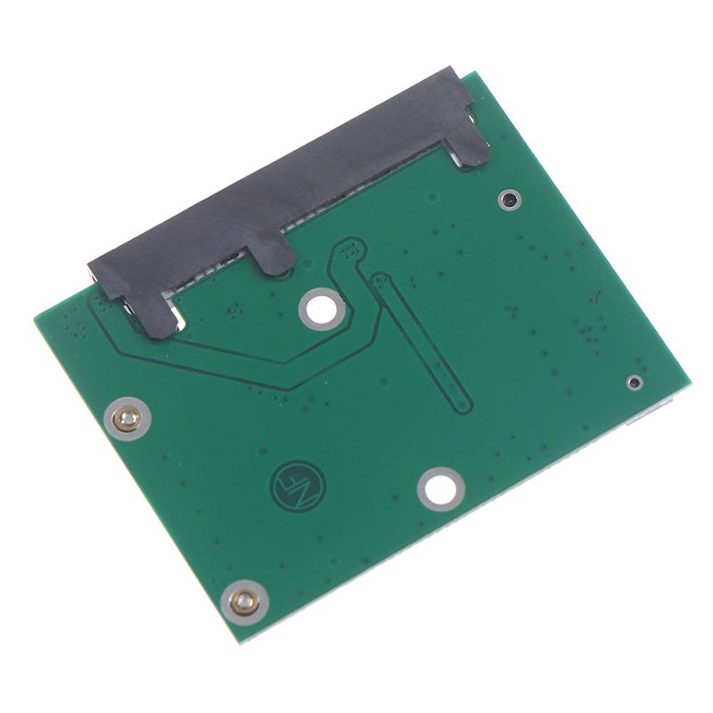 Half Height Msata Mini Pcie Ssd To 2.5'' Sata3 6.0Gps Adapter Converter Card
