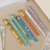 7Pcs Pen Bee Rabbit Giraffe 0.5Mm Colored Pen Core Neutral Pen Cartoon Animals Erasable Gel For Writing School Supplies