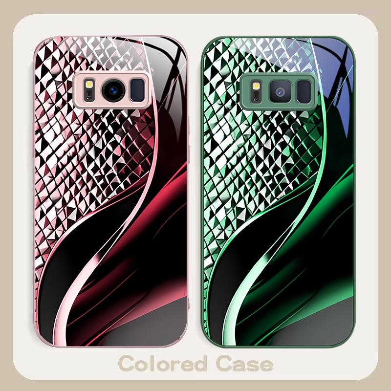 Абстрактное Геометрическое Искусство Для Samsung S22 S8 S9 10 20 Ultra S21 Pro S22 Plus S23 FE S24 Ultra S25 Edge S25Ultra Стеклянный Чехол Для Телефона