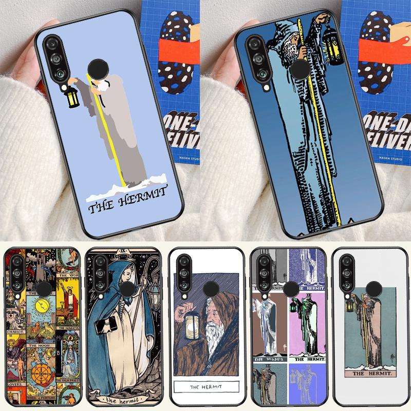 Tarot Card The Hermit For Huawei P30 P20 P40 Lite P60 Pro Nova 5T 12s 12i 11i Y90 Y70 Y60 Y61 Y91 Y72 9 10 SE Case