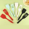 Silicone Spatula Integrated Small Spatula Brownie Spatula Set Non-Stick Pan Silicone Spatula Small Slotted Turner