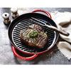Круглая сковорода-гриль Staub Grill Cherry Grill, совместимая с японским грилем "Pure 22 см", сковорода, ручки, металл, эмаль, [Авторизованный продукт] и