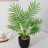 Real Touch Artificial Palm Leaves Branches Artificial Fern  Office Desktop Decoration