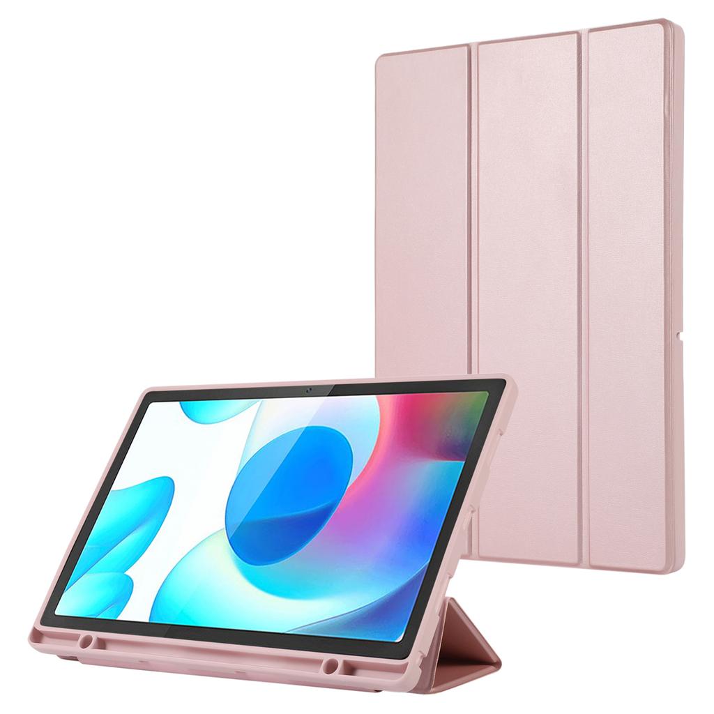 Чехол для Samsung Galaxy Tab A9+ Чехол-подставка трифолд из ПУ кожи для планшета со слотом для стилуса