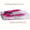 3D Printed Quilt Cover Set Elegant High-End Beauty Rose Bedding Cover Pillowcase Luxury Home Textiles Floral Duvet Cover Sets