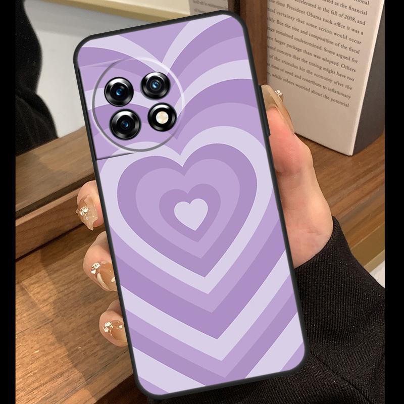 Чехол 'Latte Love' с коричневым сердцем, эстетичный, для OnePlus 15 R 13T 13R 12R 10T 8T 13 12 11 9 10 Pro Nord 5 CE 4 2 3 Lite N20 N30