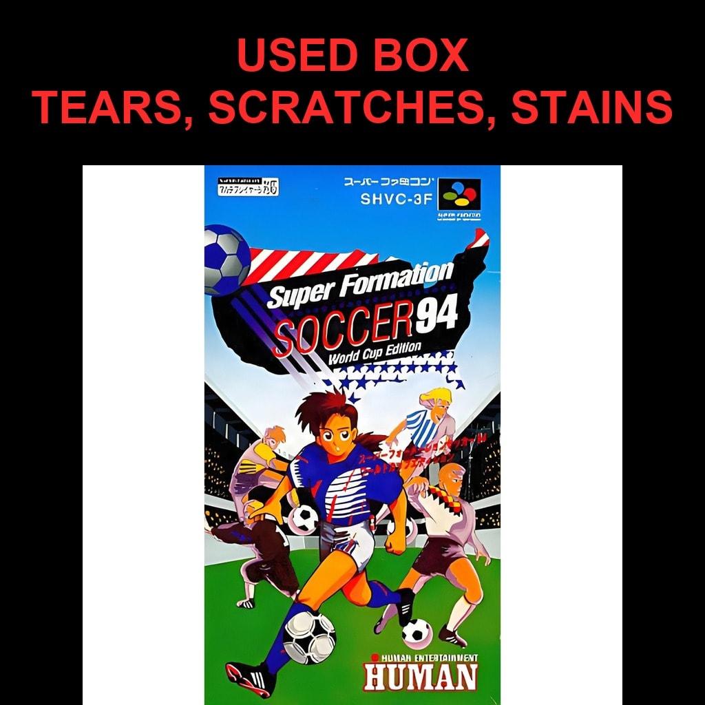Used Super Formation Soccer '94 World Cup Edition SFC SNES Super Famicom tested working Nintendo NTSC-J Super Nintendo Cartridge