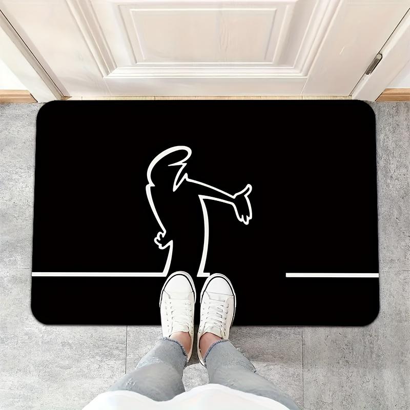 VIKAMA Modern Minimalist Floor Mat - Water Absorbing And Slip-Resistant Entrance Floor Mat - Bathroom Carpet - Home Decoration