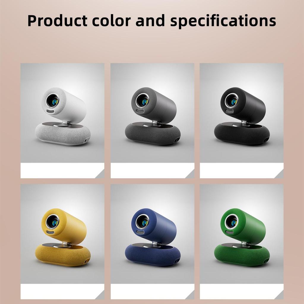 Vivicine Новейший YT900 Android 13 1920x1080p Full HD 1080p Проектор для домашнего кинотеатра, Автофокус, Автоматическая коррекция трапецеидальных искажений