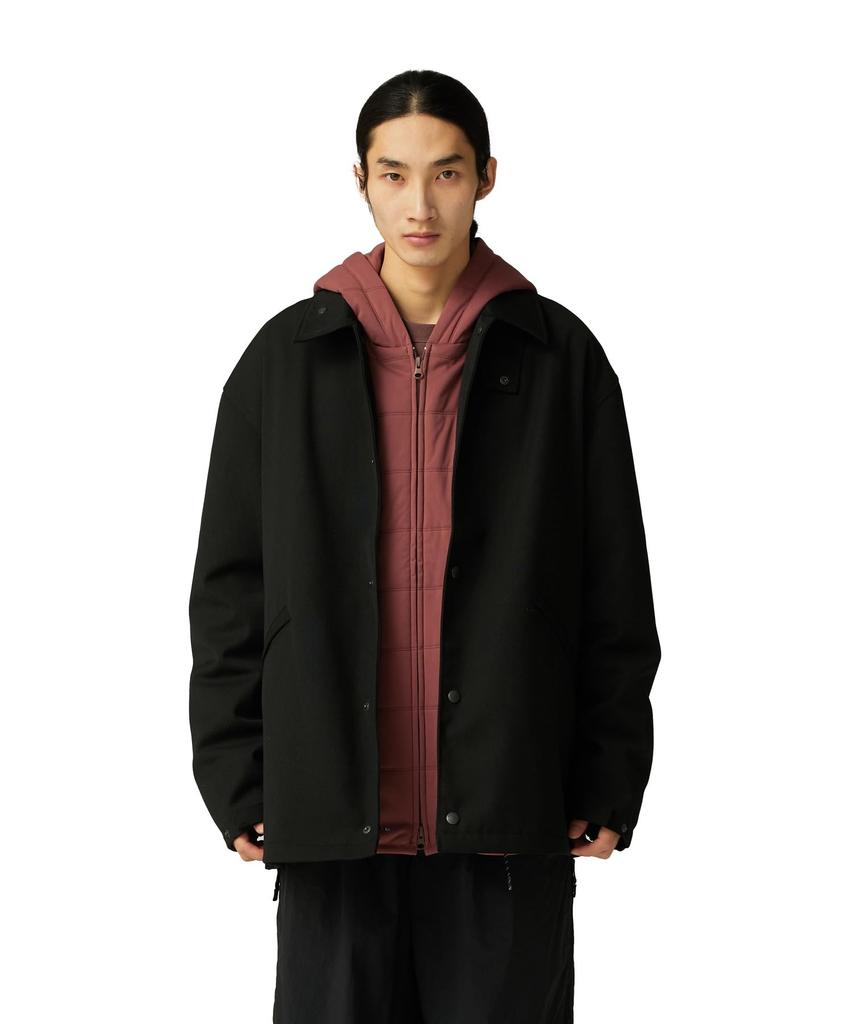 Snow Peak Hybrid Wool Coach Jacket Size M JK-25AU013, Outerwear, Men's/Women's, Black,