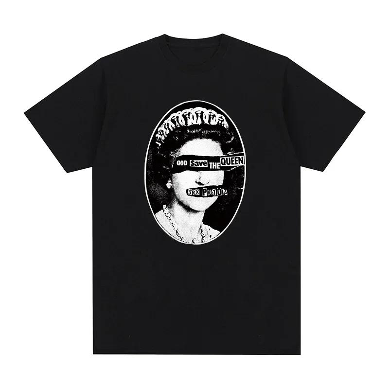 God Save The Queen Sex Pistols Tshirt Cotton Unisexs Tshirt New Tshirt Round Neck Tshirt Pure Cotton Tshirt Neutral