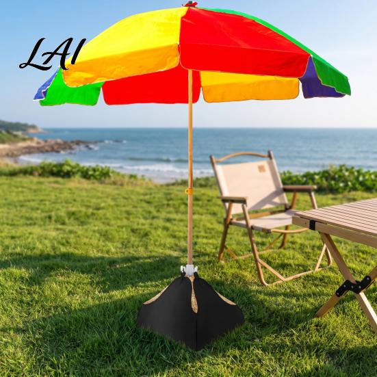 Oxford Cloth Sandbag Beach Umbrella Base Weight Fillable Sand Bag Heavy Duty for Sun Stand Outdoor Patio Garden Umbrellas Portable Anchors