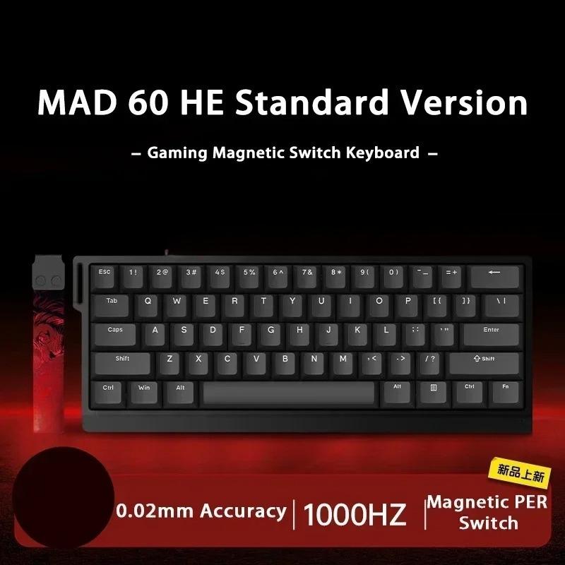 For MAD 60/68HE Mechanische Tastatur Magnetschalter Rapid Trigger 8K RGB Gaming Tastatur Valorant Gamer Zubehör Geschenk