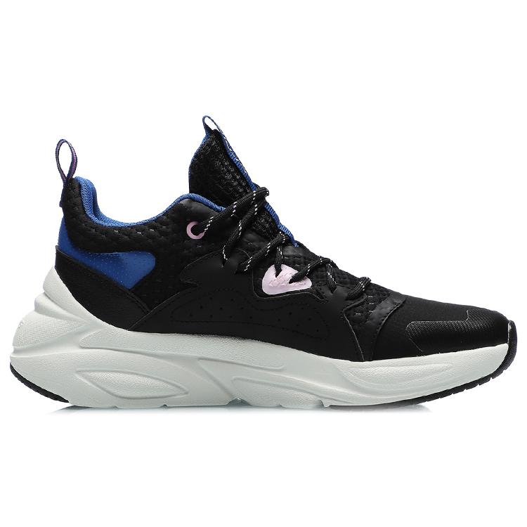 Li Ning Spark Повседневная обувь Женская Низкая Черный/Синий/Розовый AGLR018-3