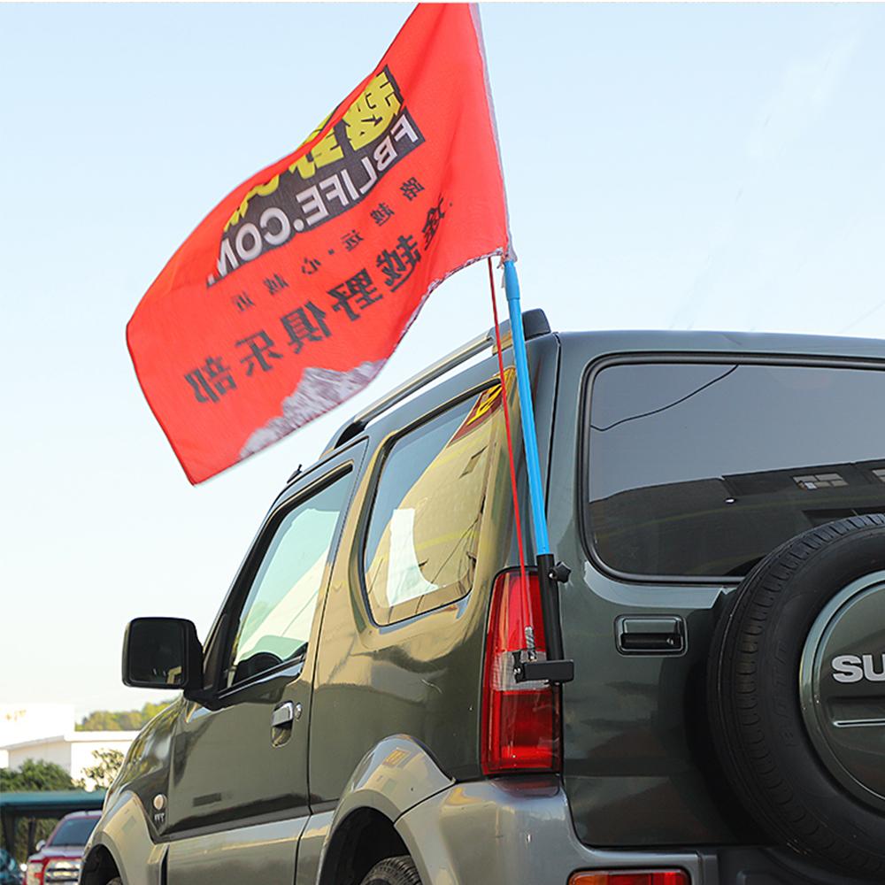 Автомобильное запасное колесо, кронштейн антенны, задняя дверь, кронштейн для флагштока, держатель для флагштока, подставка для Suzuki Jimny 2007-2017, экстерьер