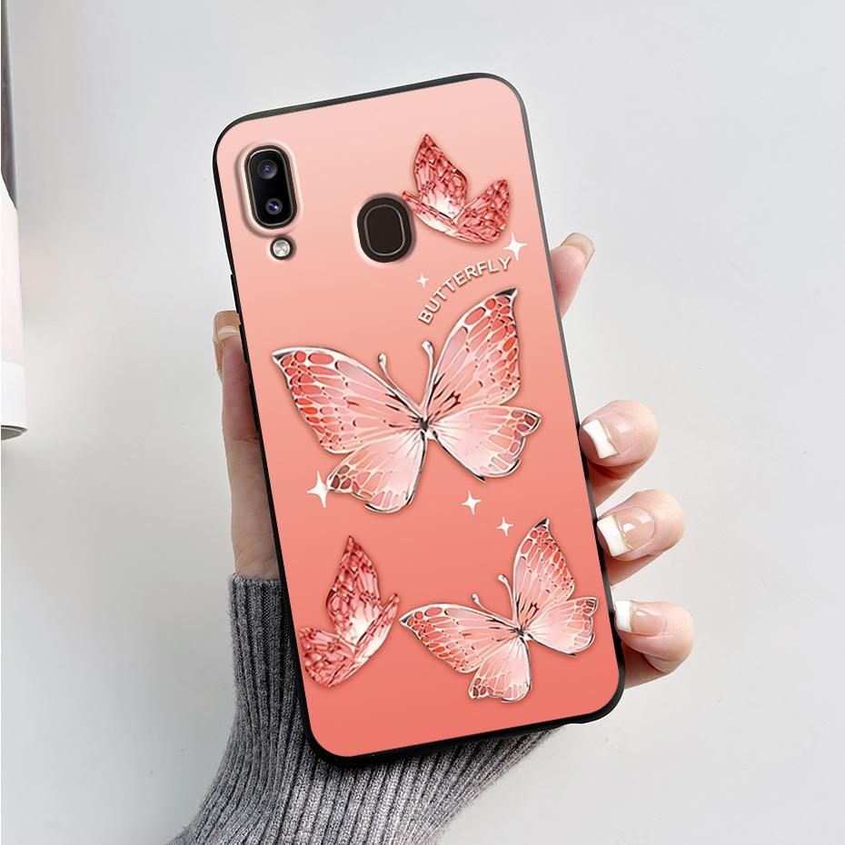Чехол для Samsung Galaxy A20 A20e A20s Стильный Расписной Мягкий ТПУ Чехол для Телефона для Samsung A20 A 20 20s 20e A205 A202 A207 Обложка