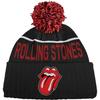 The Rolling Stones Unisex Adult Tongue Bobble Beanie
