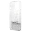 Etui do iPhone 13 Pro Max Karl Lagerfeld Liquid Glitter Srebrne