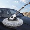 Telescopic Soft Bristle Car Wash Brush - Portable, Long Handle, Gentle On Cars