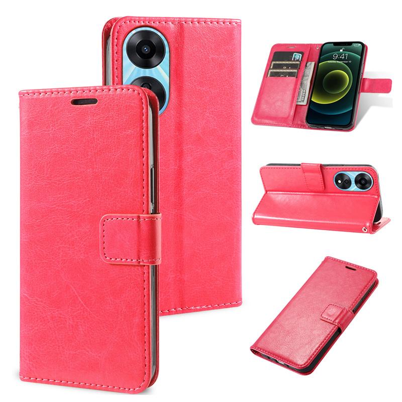 Кожаный чехол-книжка в стиле ретро для OPPO A58 A78 A38 A76 A36 A3 A2 A1 Pro A94 A74 A57 A17 A16 A52 A72 A55 A77 Find X7 X6 X5 Lite X3 K9 K10 K11, чехол-кошелек