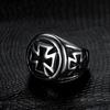 US Size 7-13 Male Cross Knights Templars Ring 316L Stainless Steel Menunique Jewelry Exquisite Men Biker Ring