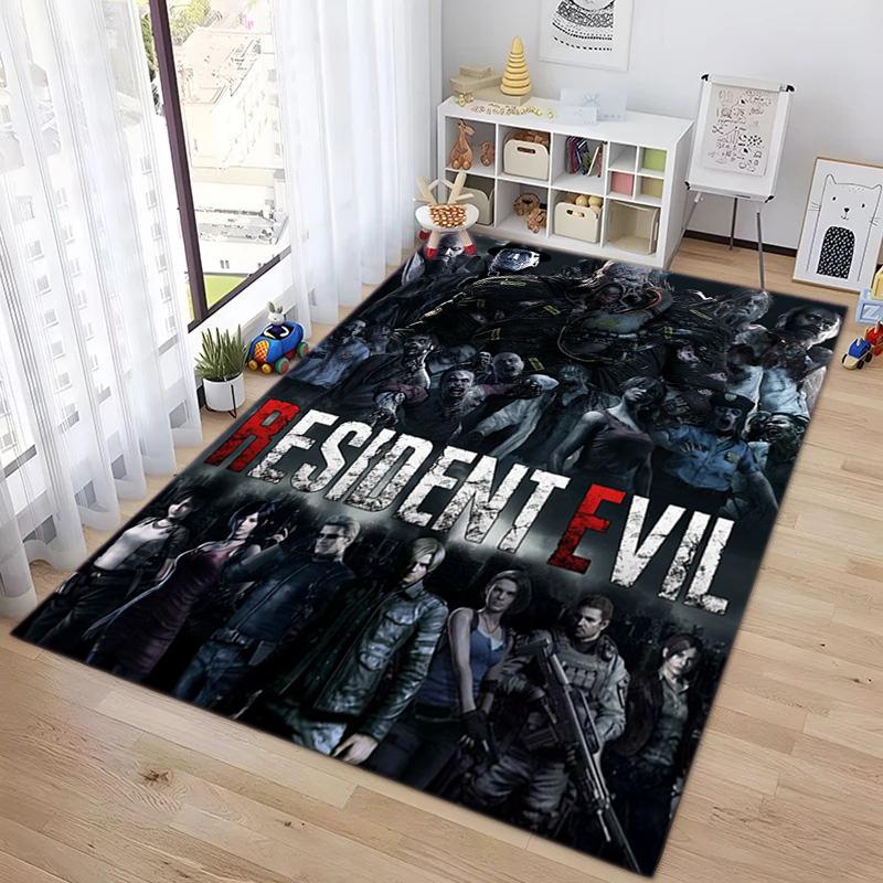 Sci-Fi game Resident Evil, Umbrella Corporation, soft carpet, home living room, office chair pad, door mat, door mat carpet U1