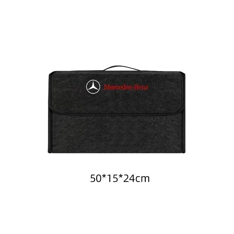 Car Trunk Organizer Box Large Capacity Stowing Tidying Storage Bags For Mercedes Benz W203 W204 W205 W210 W211 W212 W221 CLS CLA SE0