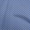 Cotton Flex Medium Blue Fabric Minimal Retro Bowl Fabric For Sewing Printed Craft Fabric By The Yard 40 Inch